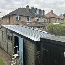 Asbestos Garage Roof Replacement after