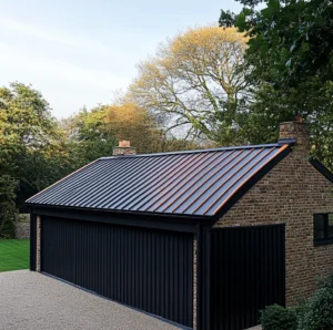 Black Roof Garage from project in Essex