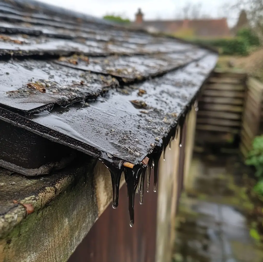 Dangers of a Leaking Asbestos Garage Roof