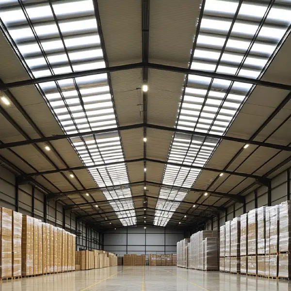 A finished warehouse roofing project in Hackney, London.