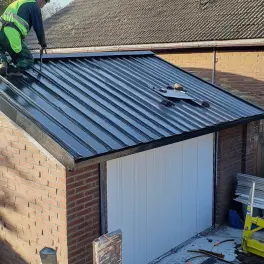 Asbestos roof replacement project complete in Ealing London in 2024