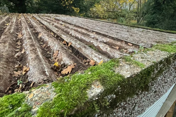 Asbestos roof replacement