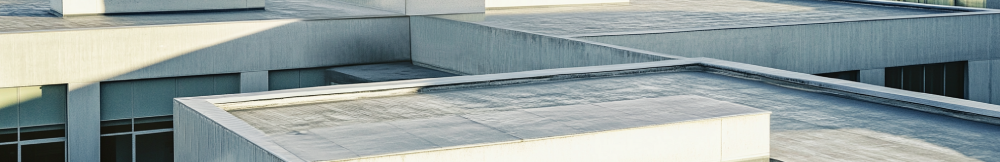 Concrete flat roofing system