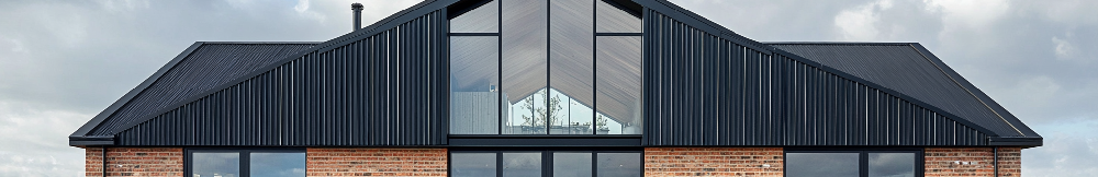 Complex pitched office roof